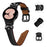 For Samsung Galaxy Watch6 44mm / Watch6 Classic 43mm / 47mm Black Buckle Watchband Butterfly Connector Strap - Black - 3