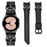 For Samsung Galaxy Watch FE 40mm / Watch4 / Watch5 / Watch4 Classic / Watch4 Active / Watch5 Active Watch Band with Connector - Black - 2