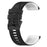 For Garmin Fenix 7X Pro 51mm Watch Bands Horizontal Stripes Silicone Dual-color Strap - Black / White - 2