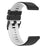 For Garmin Fenix 7X Pro 51mm Watch Bands Horizontal Stripes Silicone Dual-color Strap - Black / White - 3