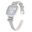 Silver Buckle Watch Strap for Fitbit Versa 3 / 4 / Sense / Sense 2 Butterfly Connector Adjustable Band - Grey - 1