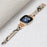 Rose Gold Buckle Band for Fitbit Versa 3 / 4 / Sense / Sense 2 Genuine Cowhide Leather Watch Strap - Snake Texture - 4