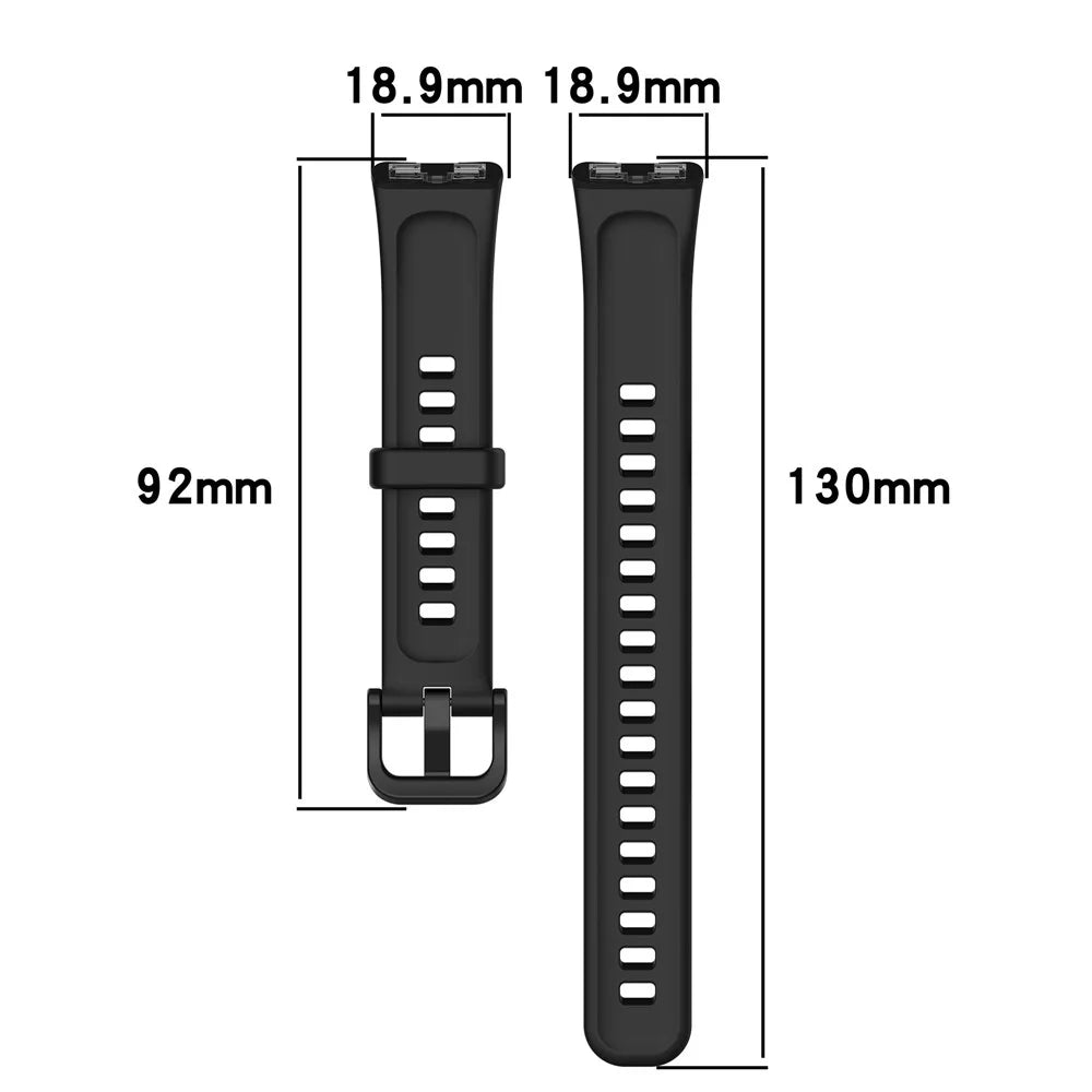 For Huawei Band 8 / Band 8 NFC / Band 9 / Band 9 NFC Silicone Strap Waterproof Soft Watch Band - Ivory White - 5