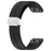For Garmin Fenix 7S / 6S Pro / 5S Plus / Instinct 2S Silicone Watch Bands Silver Buckle 20mm Magnetic Strap - Black - 4