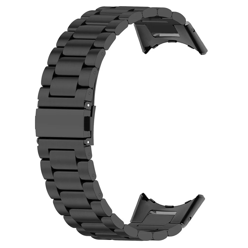 For Google Pixel Watch 4 41mm / Watch 3 41mm / Watch 2 / Watch Stainless Steel Watch Strap Integrate Replacement Watch Band - Black - 2