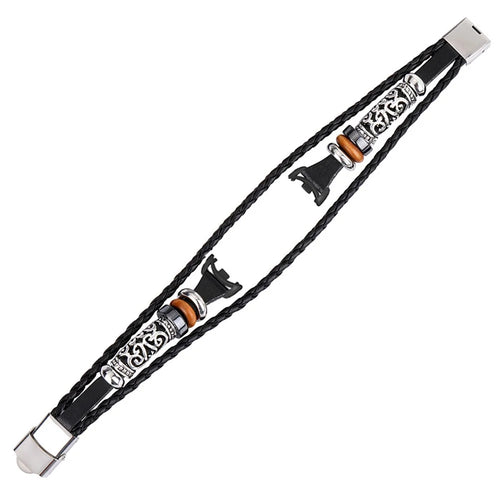 For Xiaomi Smart Band 9 NFC / 9 / 8 NFC / 8 Watch Bands Ethnic Style Beaded Retro Strap with Connector - Black - 1