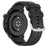 For Huami Amazftit GTR 4 Watch Strap 22mm Silicone Watch Bands Replacement - Black - 1