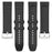 For Huami Amazftit GTR 4 Watch Strap 22mm Silicone Watch Bands Replacement - Black - 3