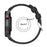 For Huami Amazftit GTR 4 Watch Strap 22mm Silicone Watch Bands Replacement - Black - 6