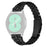 For Garmin Vivomove3 / GarminMove 3 Stainless Steel Strap 20mm Replace Watch Band - Black - 1