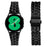 For Garmin Vivomove3 / GarminMove 3 Stainless Steel Strap 20mm Replace Watch Band - Black - 3