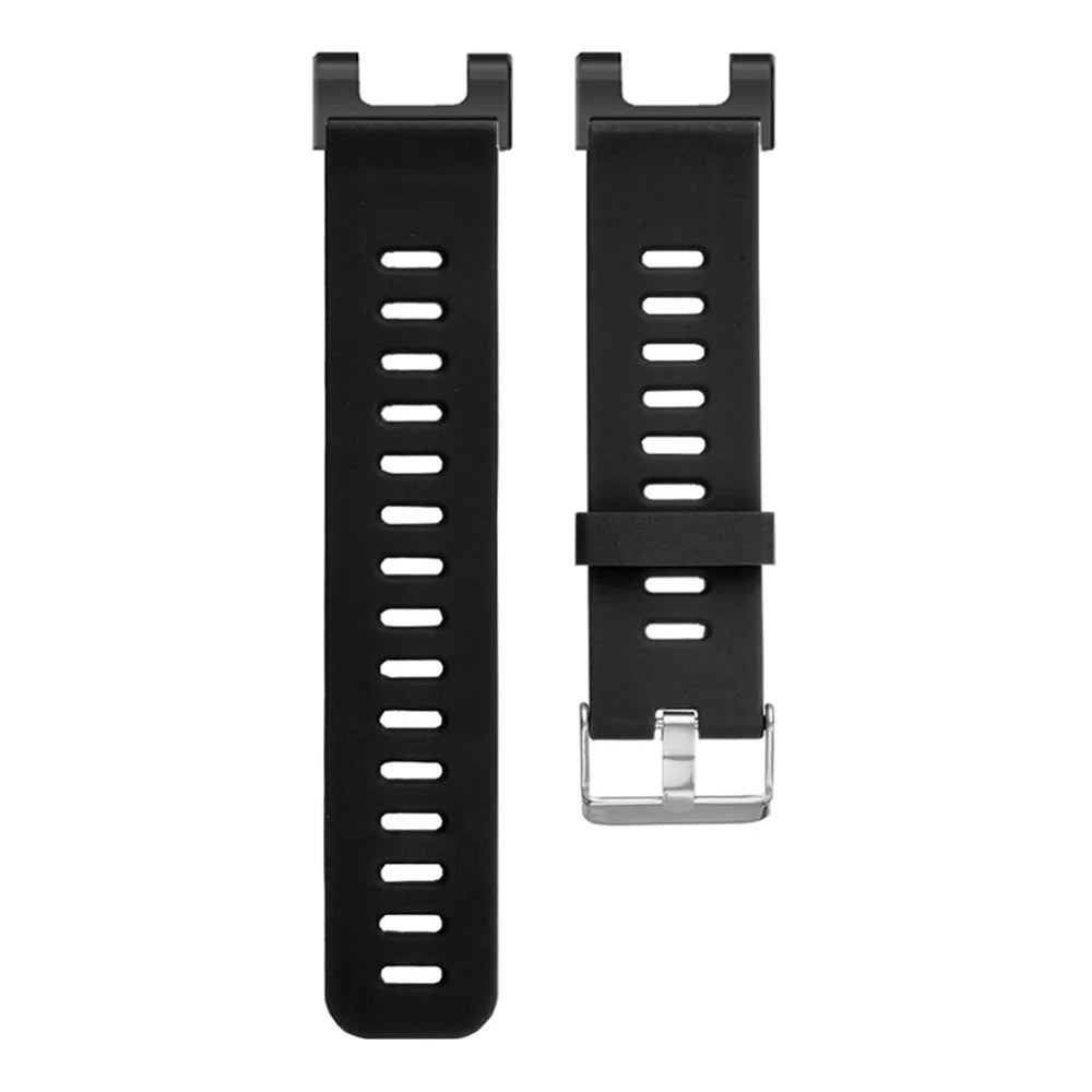 For Huami Amazfit T-Rex / T-Rex Pro Silicone Watch Bands Dual Color Replacement Straps - Black+Grey - 3