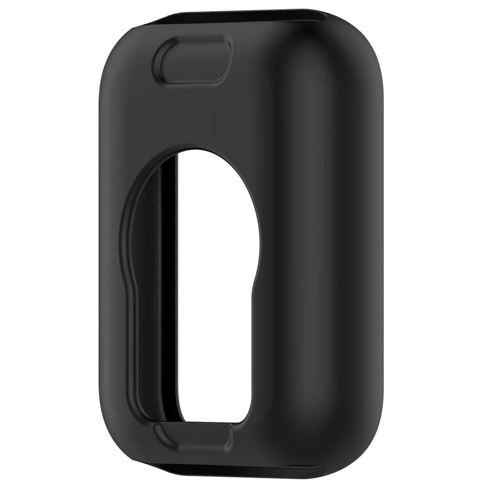 For Xiaomi Smart Band 8 Pro Watch Band Silicone Anti-scratch Strap with Case - Black - 3
