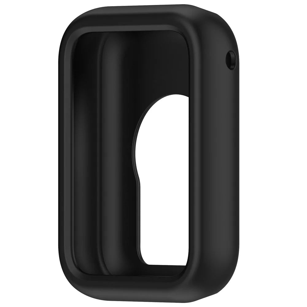 For Xiaomi Smart Band 8 Pro Watch Band Silicone Anti-scratch Strap with Case - Black - 5
