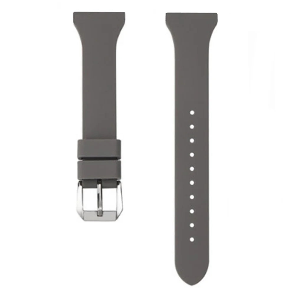 For Huami Amazfit GTS 4 / 3 / 2 / Mini / Bip U 20mm Smart Watch Strap Pin Buckle Silicone Band - Dark Grey - 2