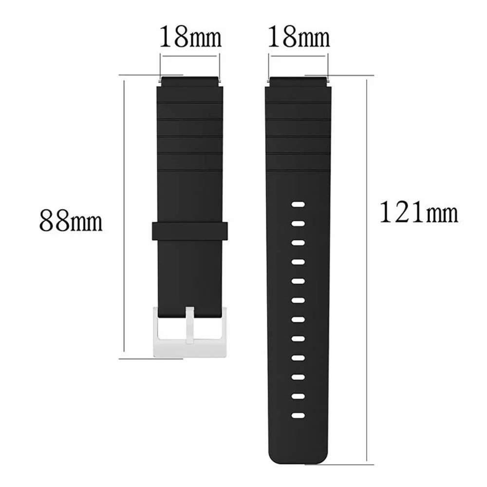 For Mibro Watch T1 Silicone Band Soft Replacement Watch Strap - Midnight Blue - 6