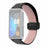 For Xiaomi Smart Band 8 Watch Band Magnetic PU Leather+Alloy Strap Replacement - Black - 1