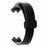 For Xiaomi Smart Band 8 Watch Band Magnetic PU Leather+Alloy Strap Replacement - Black - 3