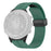 For Suunto Core Silicone Watch Bands Magnetic Buckle 22mm Strap Replacement - Army Green - 1