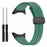 For Suunto Core Silicone Watch Bands Magnetic Buckle 22mm Strap Replacement - Army Green - 3