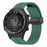 For Suunto Core Silicone Watch Bands Magnetic Buckle 22mm Strap Replacement - Army Green - 4