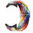 Braided Elastic Watch Band for Google Pixel Watch 4 41mm / Watch 3 41mm / Watch 2 / Watch Replacement Adjustable Wrist Strap - Rainbow - 2