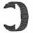 For Suunto Core Watch Band 3-Bead Steel Dual Press Buckle Wrist Strap - Black - 3