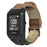 For TomTom Runner 3 / Adventurer Watch Band Genuine Cow Leather Strap with Case - Brown - 1
