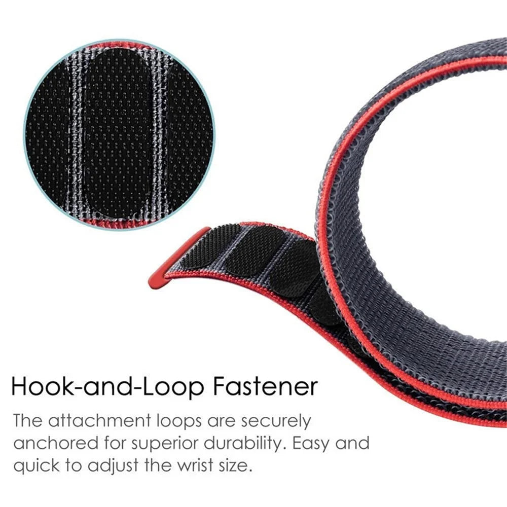 For Huawei Band 6 / 6 Pro / Honor Band 6 Watch Strap Nylon Loop Adjustable Wrist Band - Lake Green - 5