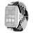 For Huawei Watch Fit 2 Adjustable Watch Strap Braided Elastic Wristband - Black White - 1