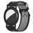 For AirTag Hidden Silicone Wristband Adjustable Bracelet with PC Frame Cover - Black+Grey - 1