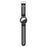 For AirTag Hidden Silicone Wristband Adjustable Bracelet with PC Frame Cover - Black+Grey - 3