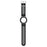 For AirTag Hidden Silicone Wristband Adjustable Bracelet with PC Frame Cover - Black+Grey - 4