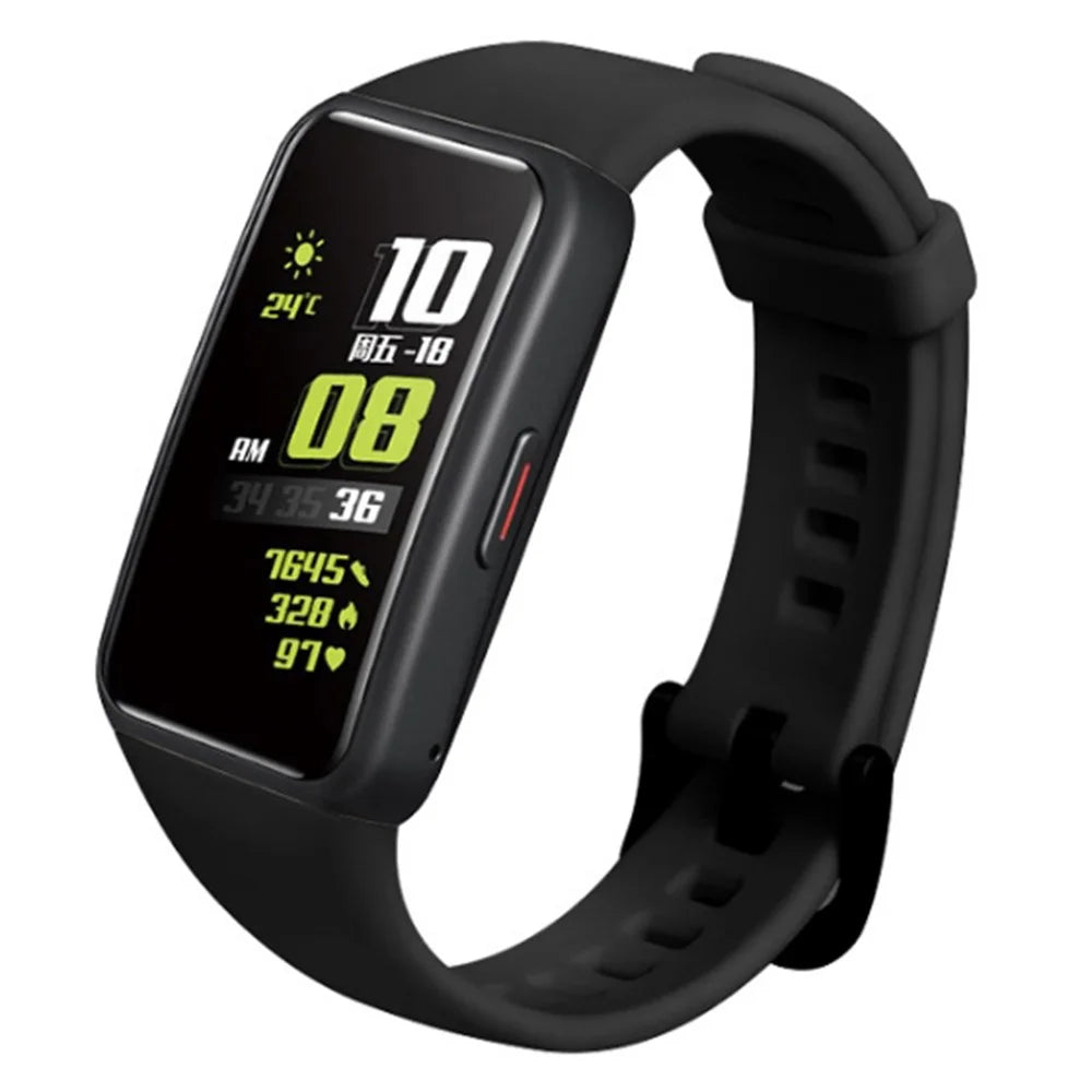 For Huawei Band 6 / Band 6 Pro / Honor Band 6 TPU Sport Strap Replacement Watch Band - Black - 3