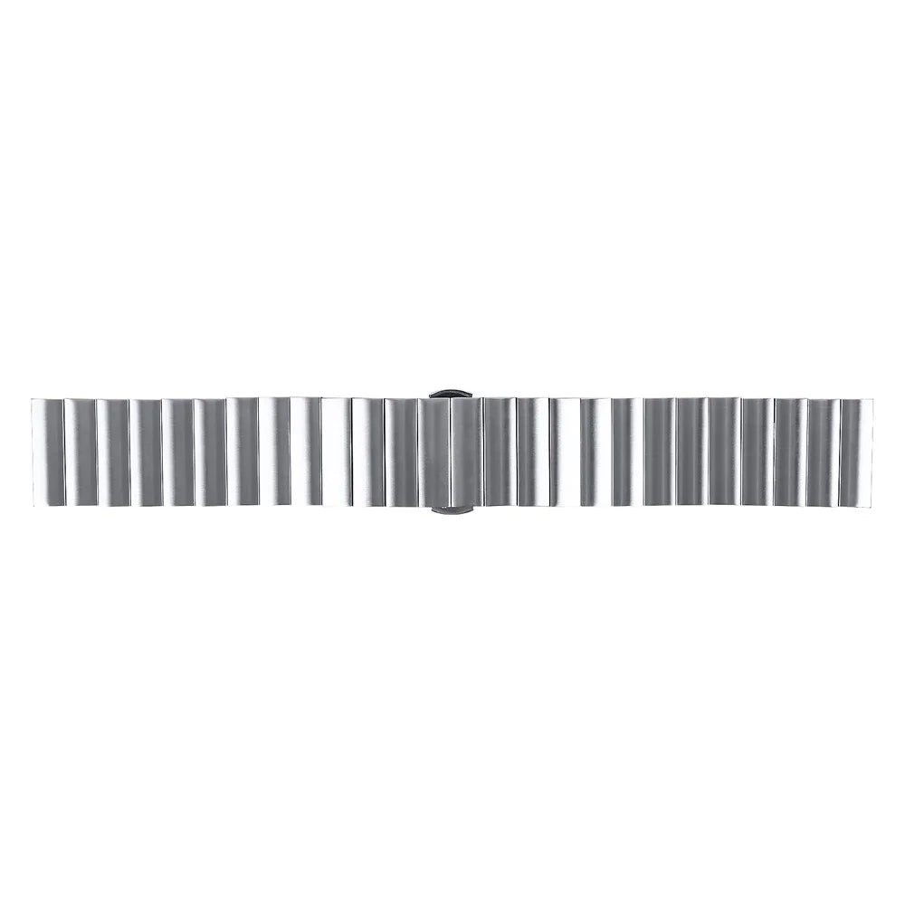 For Huawei Watch 4 Pro / Watch GT 3 / Watch GT 2 Stainless Steel Band 22mm Butterfly Buckle Replacement Strap - Silver - 2