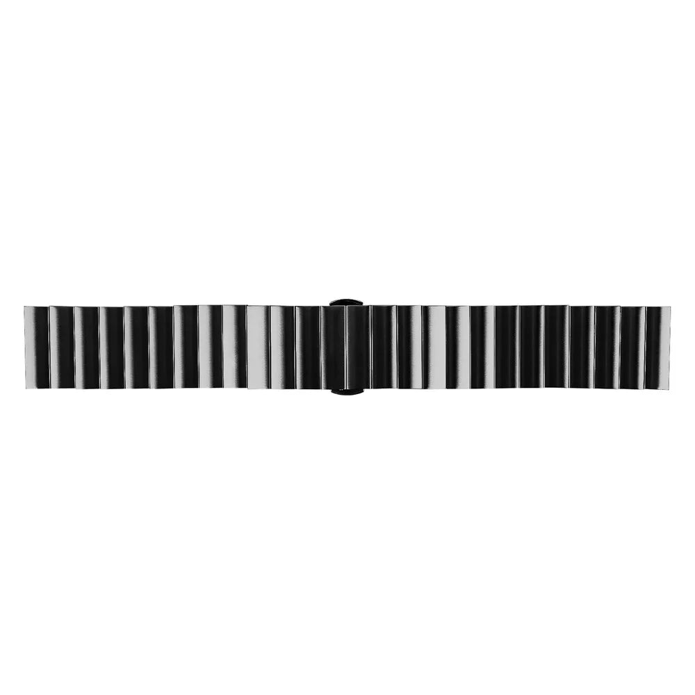 For Huawei Watch 4 Pro / Watch GT 3 / Watch GT 2 Stainless Steel Strap 22mm Butterfly Buckle Replace Band - Black - 2