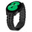 For Garmin Vivomove3 / GarminMove 3 20mm Grid Texture Stainless Steel Watch Band Replacement - Black - 2