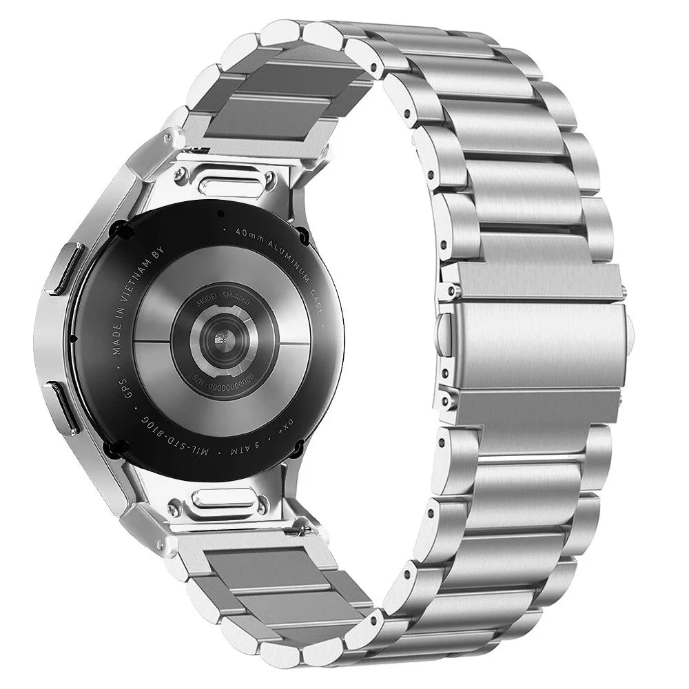 Wrist Band for Samsung Galaxy Watch6  /  Watch6 Classic Stainless Steel Smart Watch Strap - Silver - 1