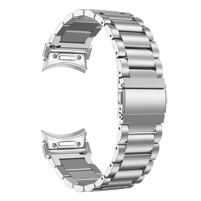 Wrist Band for Samsung Galaxy Watch6  /  Watch6 Classic Stainless Steel Smart Watch Strap - Silver - 3