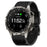 For Garmin Fenix 7 / Forerunner 965 / 955 / 945 / 935 Watch Band Leather+Silicone Wriststrap - Black - 2