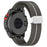 For Garmin Fenix 7 / Forerunner 965 / 955 / 945 / 935 Watch Band Dual Color 22mm Strap with Silver Buckle - Grey+White - 1