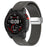 For Garmin Fenix 7 / Forerunner 965 / 955 / 945 / 935 Watch Band Dual Color 22mm Strap with Silver Buckle - Grey+White - 3