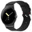 For Google Pixel Watch 4 41mm / Watch 3 41mm / Watch 2 / Watch Nylon Sport Strap Replacement Watch Bands - Black - 3