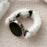 22mm Smart Watch Winter Plush Replacement Strap Magnetic Buckle Wrist Band - White - 1