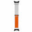 For Suunto Core Watch Band 22mm Nylon Loop Adjustable Wrist Strap with Connector - White+Orange - 3