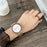 18mm V-shaped Zinc Alloy Watchband Metal Universal Replacement Watch Strap - Gold - 4