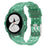 For Samsung Galaxy Watch4 44mm Silicone Watch Band Replacement Strap with Integrated Watch Case - Transparent Green - 2