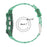 For Samsung Galaxy Watch4 44mm Silicone Watch Band Replacement Strap with Integrated Watch Case - Transparent Green - 6