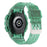 For Samsung Galaxy Watch4 Classic 46mm Silicone Watch Band Ajustable Strap with Integrated Watch Case - Transparent Green - 1
