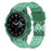 For Samsung Galaxy Watch4 Classic 46mm Silicone Watch Band Ajustable Strap with Integrated Watch Case - Transparent Green - 2